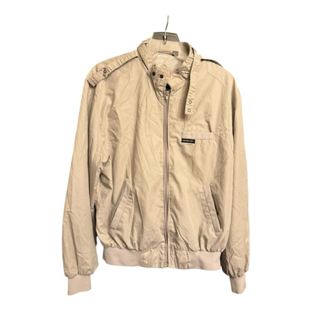 MEN’S MEMBERS ONLY JACKET – SIZE 42 – BEIGE – VINTAGE